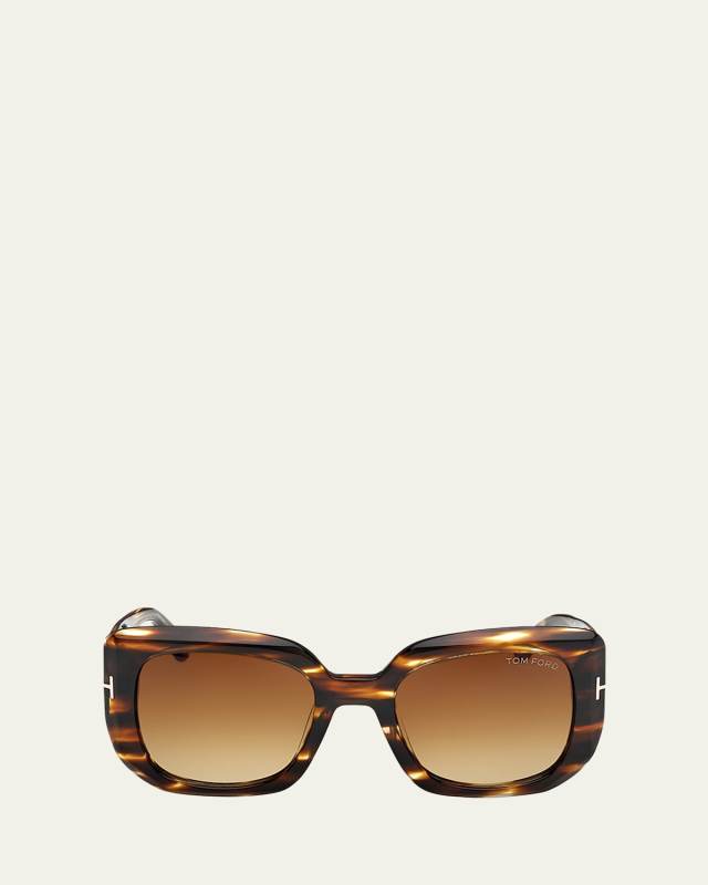 Carla-02 Acetate Square Sunglasses